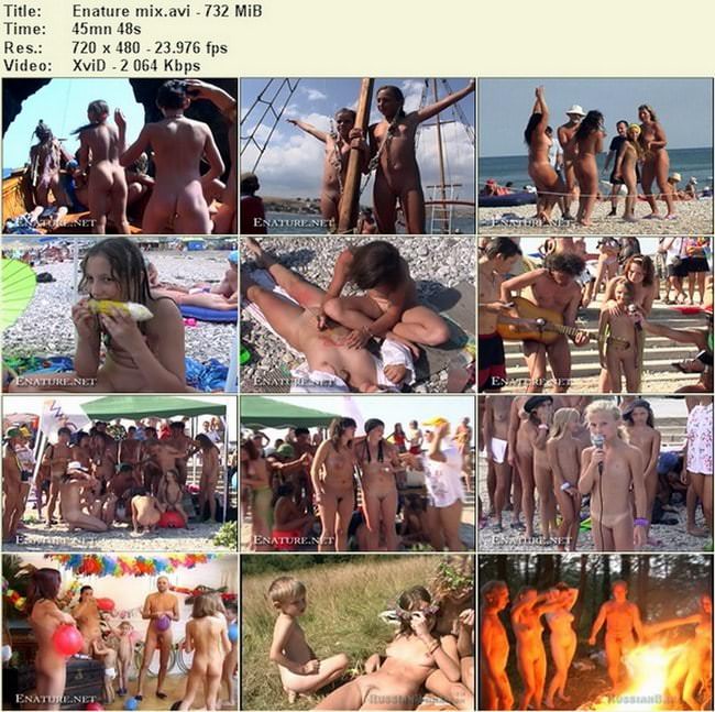 Nudism exhibitionism video - Enature mix [純粋なヌーディズム]