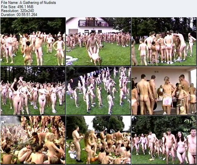 Adult and young nudists video - A gathering of nudists [純粋なヌーディズム]