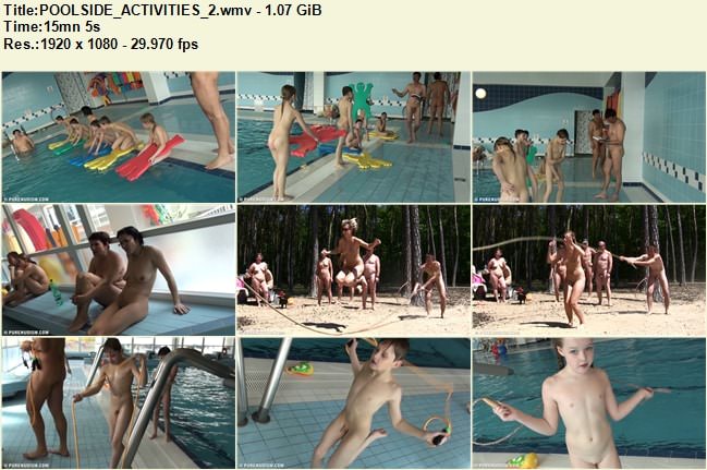 Poolside activities - Adult and young nudists video vol.2 [純粋なヌーディズム]
