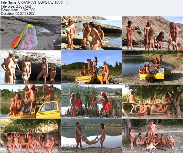 Ukrainian coastal - Young family nudism video vol.2 [純粋なヌーディズム]
