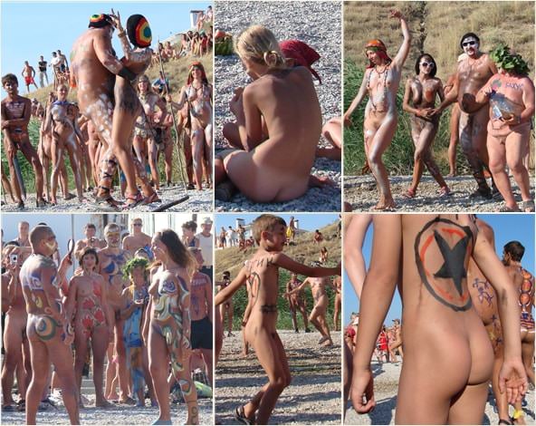 Modern nudists photo PureNudism Neptune day dance shot [純粋なヌーディズム]