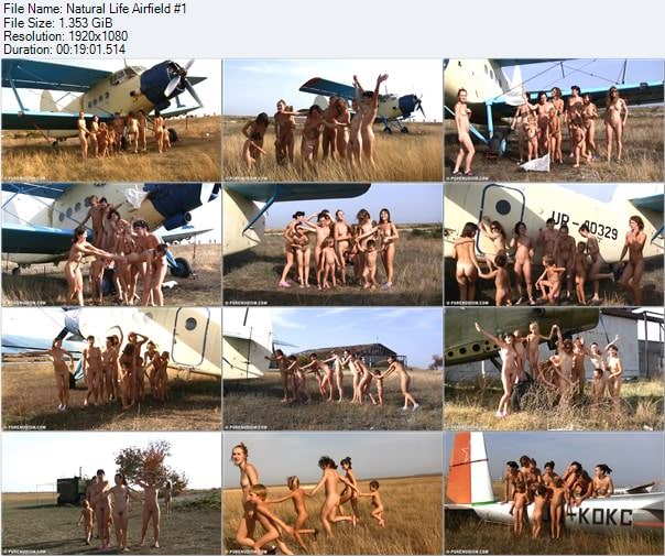 Young and adult nudists video - Natural life airfield vol.1 [純粋なヌーディズム]