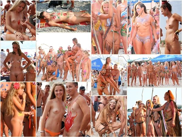 Nudists family pictures PureNudism Koktebel beach party [純粋なヌーディズム]