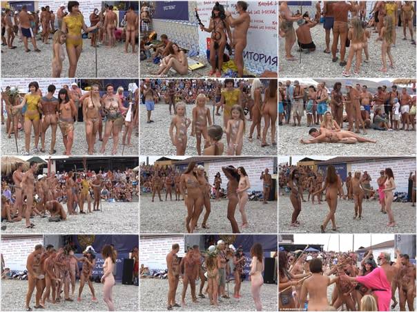 Video about nudists - Cool day at the beach vol.3 [純粋なヌーディズム]